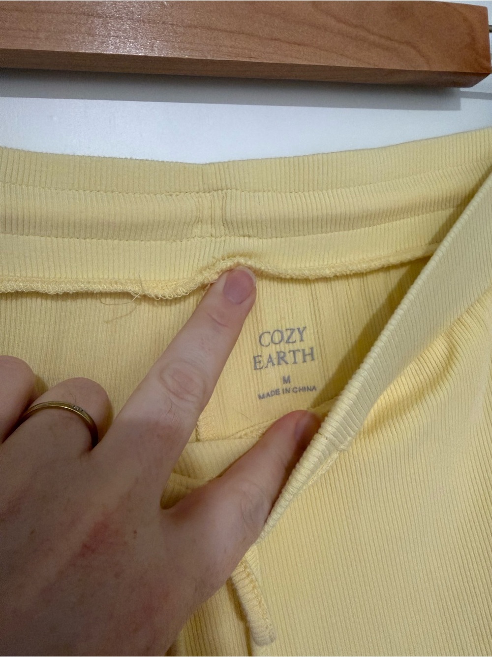Cozy Earth Women's Yellow Pajama Set - Picture 11 of 12